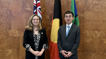 ERIA President Pays Courtesy Call on Newly Appointed Ambassador of Australia to ASEAN