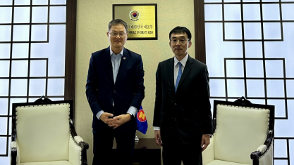 President of ERIA Meets Ambassador of the Republic of Korea to ASEAN