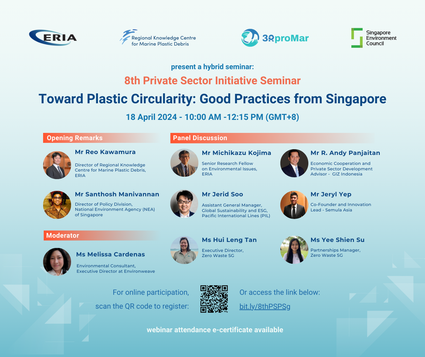 Private Sector Initiatives to Reduce Marine Plastics: Toward Plastic Circularity - Good Practices from Singapore