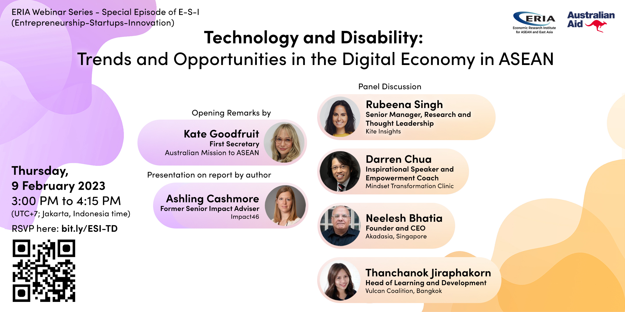 Special E-S-I Session on 'Technology and Disability: Trends and Opportunities in the Digital Economy in ASEAN'