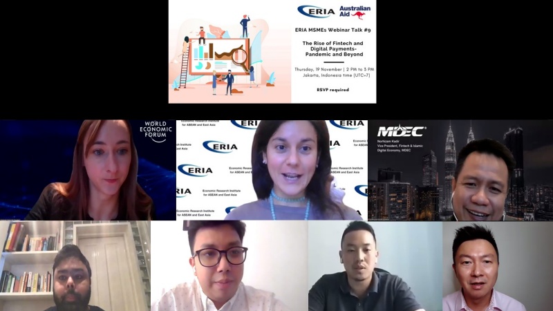 ERIA Hosts Webinar on Digital Payment and Fintech Innovation to Accelerate Financial Inclusion Across ASEAN
