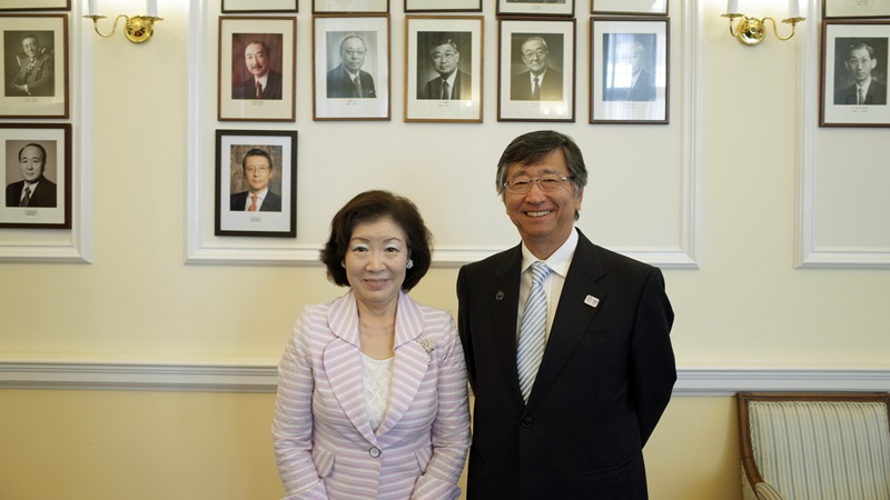 With H.E. Ambassador Koji Tsuruoka