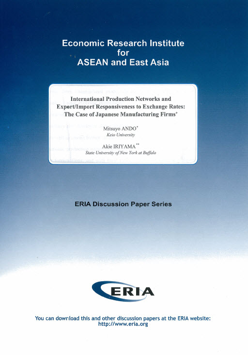 International Production Networks and Export/Import Responsiveness to Exchange Rates: The case of Japanese Manufacturing Firms