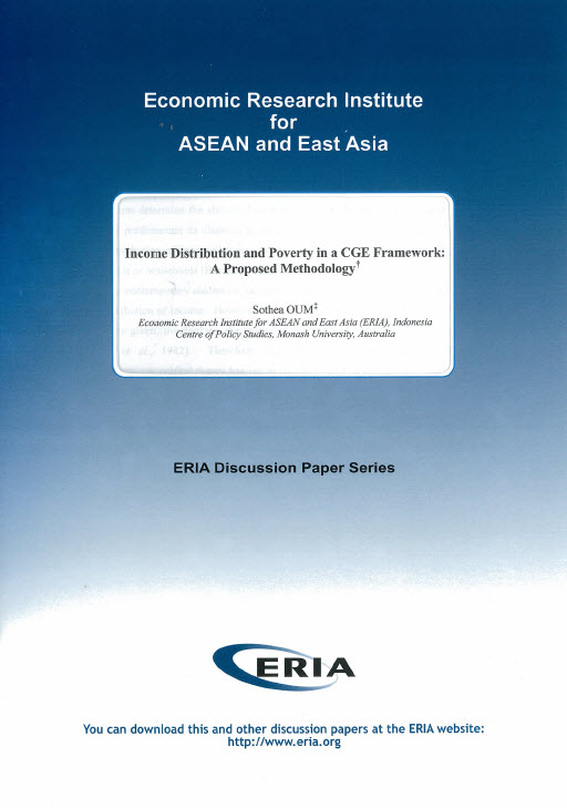 Income Distribution and Poverty in a CGE Framework:A Proposed Methodology