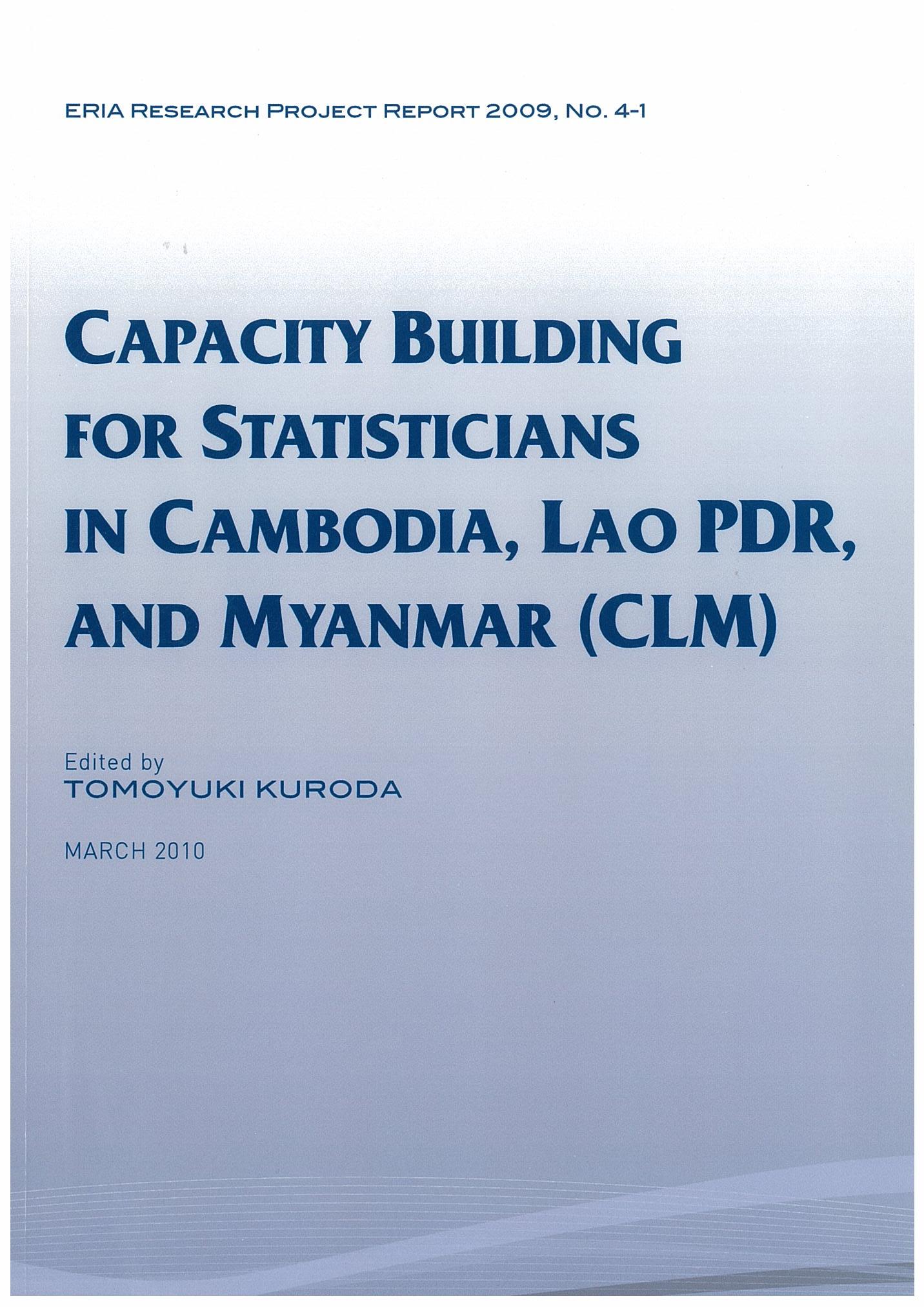 Capacity Building for Statisticians in Cambodia, Lao PDR, and Myanmar (CLM)