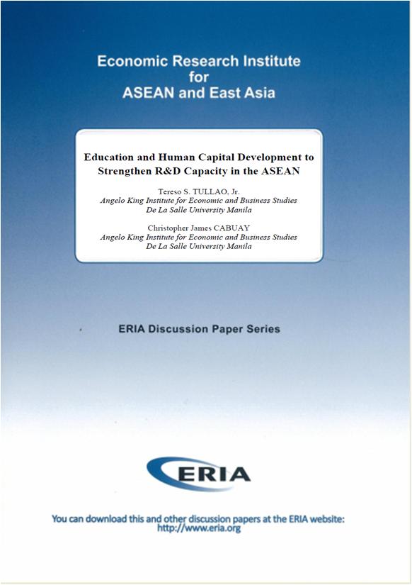 Education and Human Capital Development to Strengthen R&D Capacity in the ASEAN