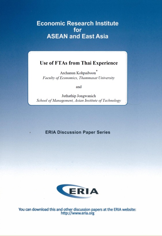 Use of FTAs from Thai Experience
