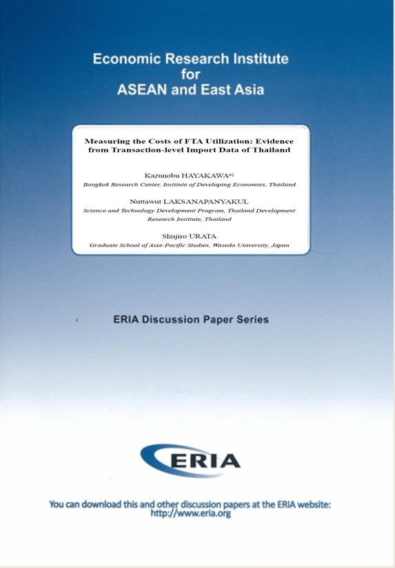 Measuring the Costs of FTA Utilization: Evidence from Transaction-level Import Data of Thailand