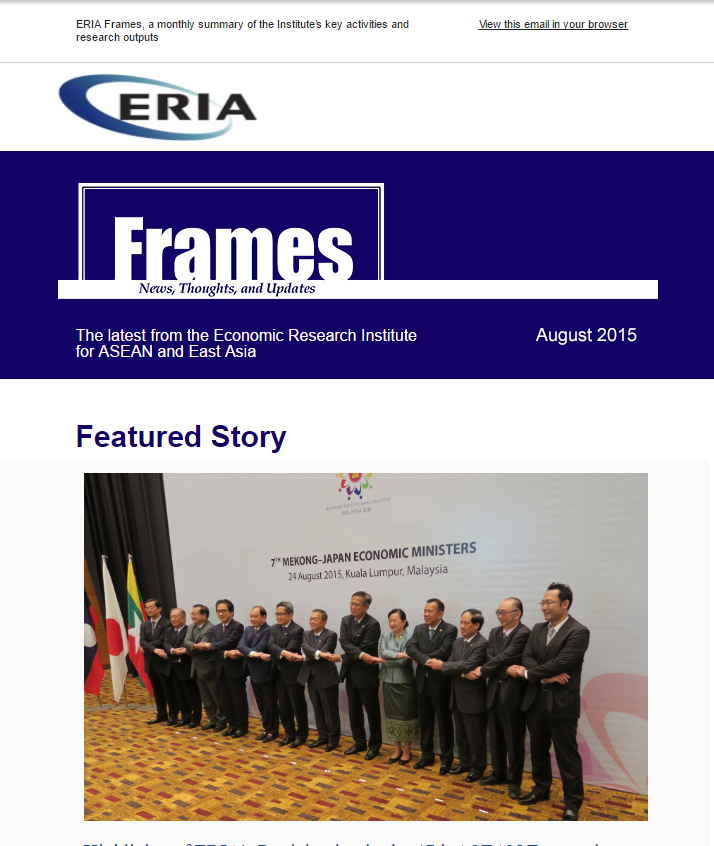 ERIA official newsletter