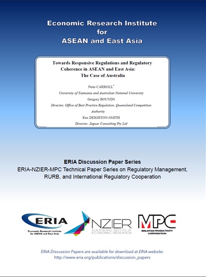 Towards Responsive Regulations and Regulatory Coherence in ASEAN and East Asia: The Case of Australia