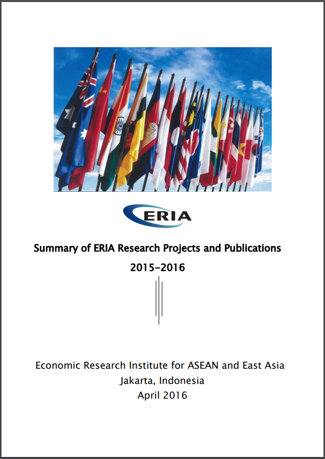 Summary of ERIA Research Projects 2015-2016