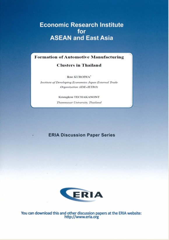 Formation of Automotive Manufacturing Clusters in Thailand