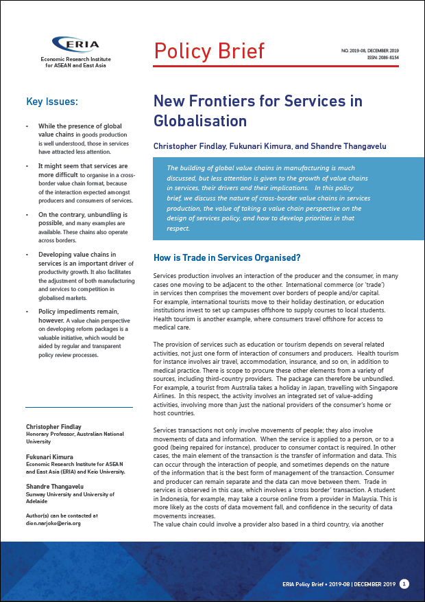 New Frontiers for Services in Globalisation