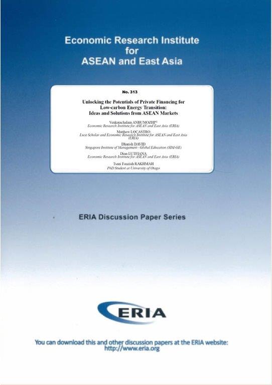 Unlocking the Potential of Private Financing for Low-carbon Energy Transition: Ideas and Solutions from ASEAN Markets