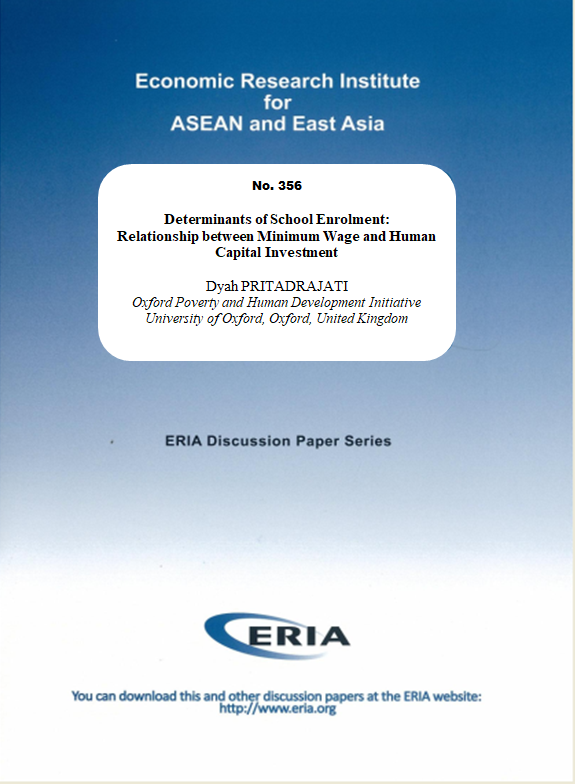 Determinants of School Enrolment:  Relationship between Minimum Wage and Human Capital Investment