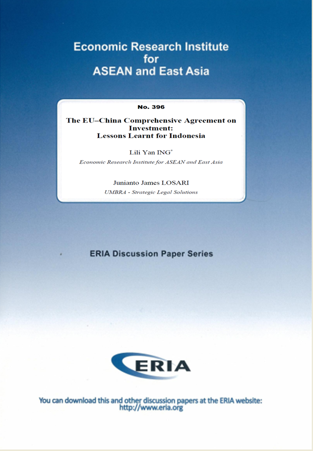 The EU-China Comprehensive Agreement on Investment: Lessons Learnt for Indonesia