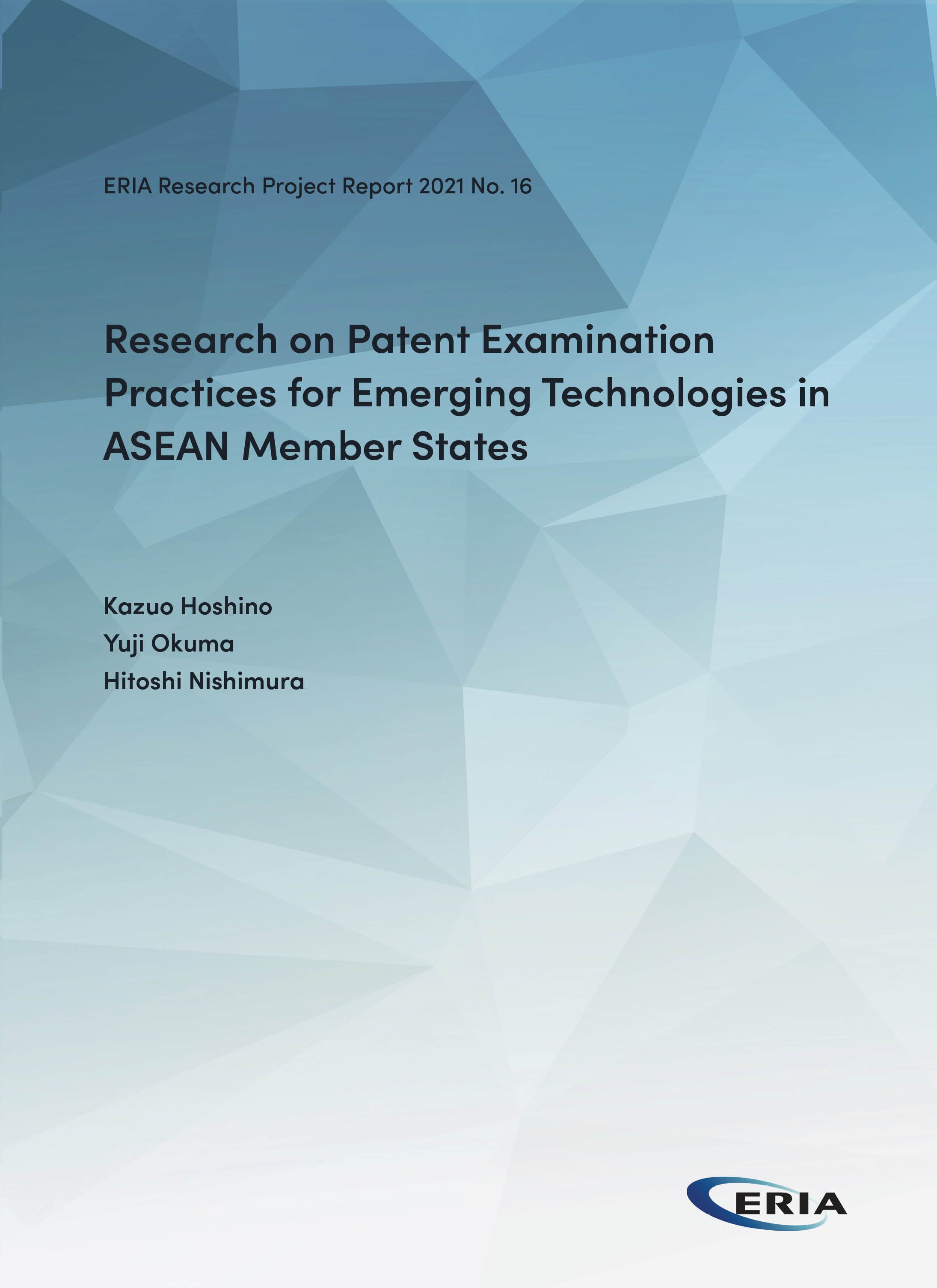 Research on Patent Examination Practices for Emerging Technologies in ASEAN Member States