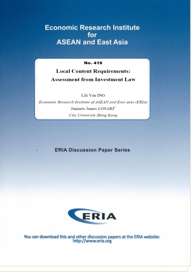 Local Content Requirements: Assessment from Investment Law