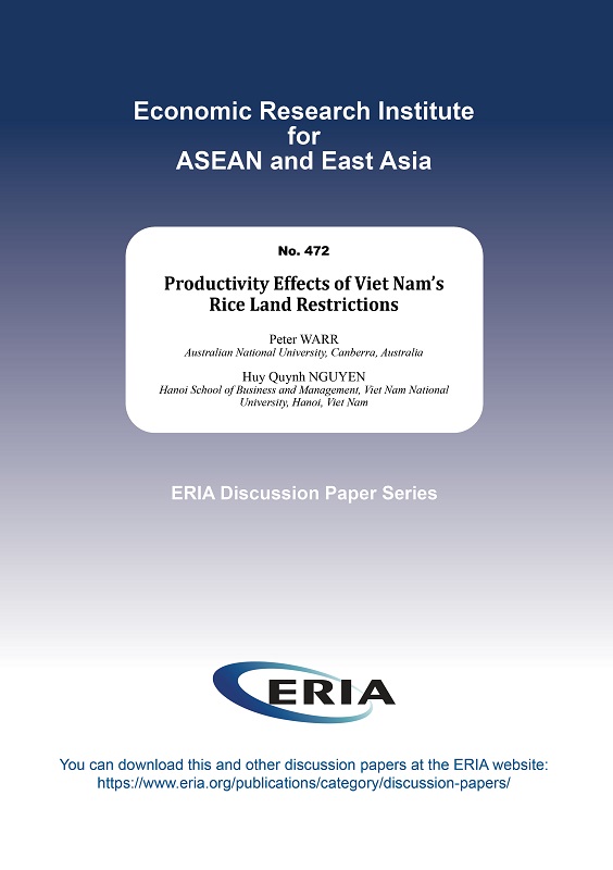 Productivity Effects of Viet Nam’s Rice Land Restrictions