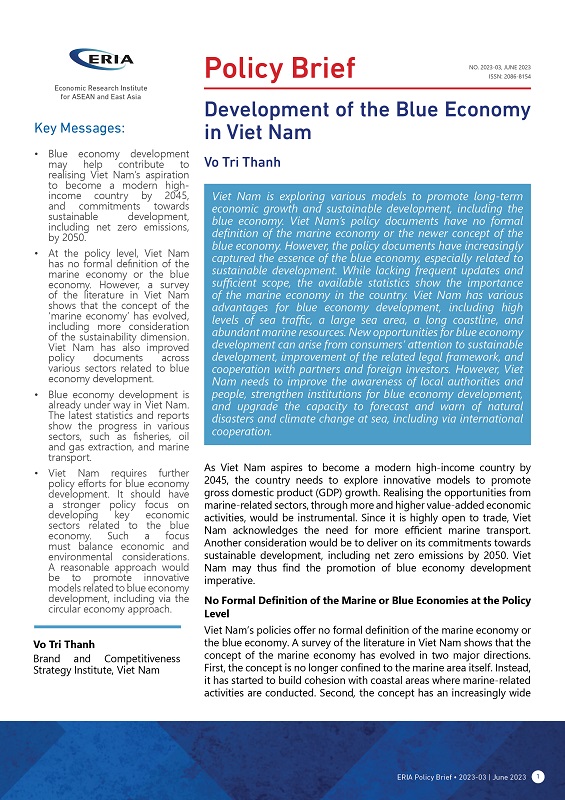 Development of the Blue Economy in Viet Nam