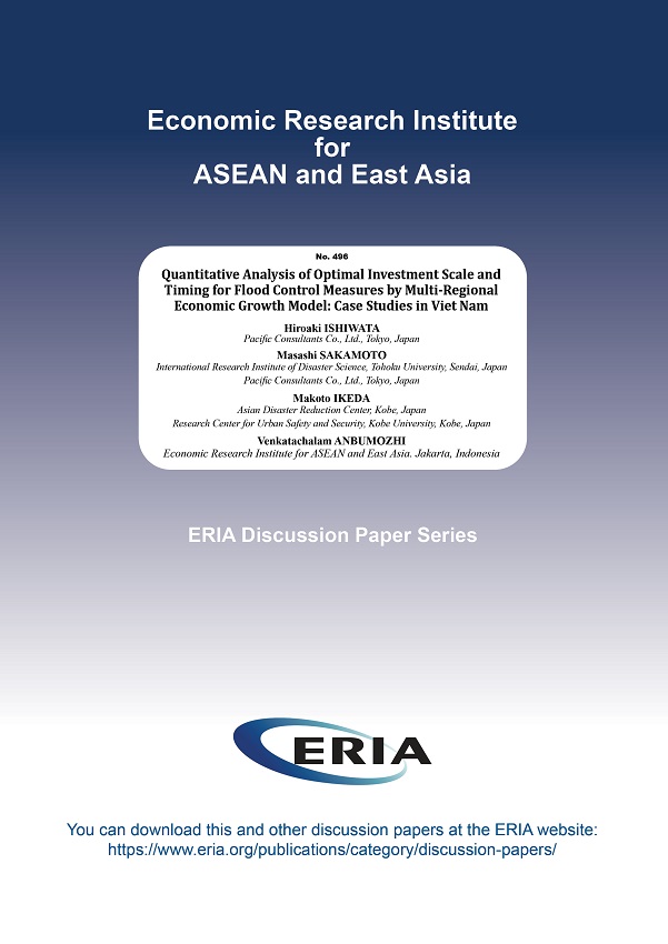 Quantitative Analysis of Optimal Investment Scale and Timing for Flood Control Measures by Multi-Regional Economic Growth Model: Case Studies in Viet Nam