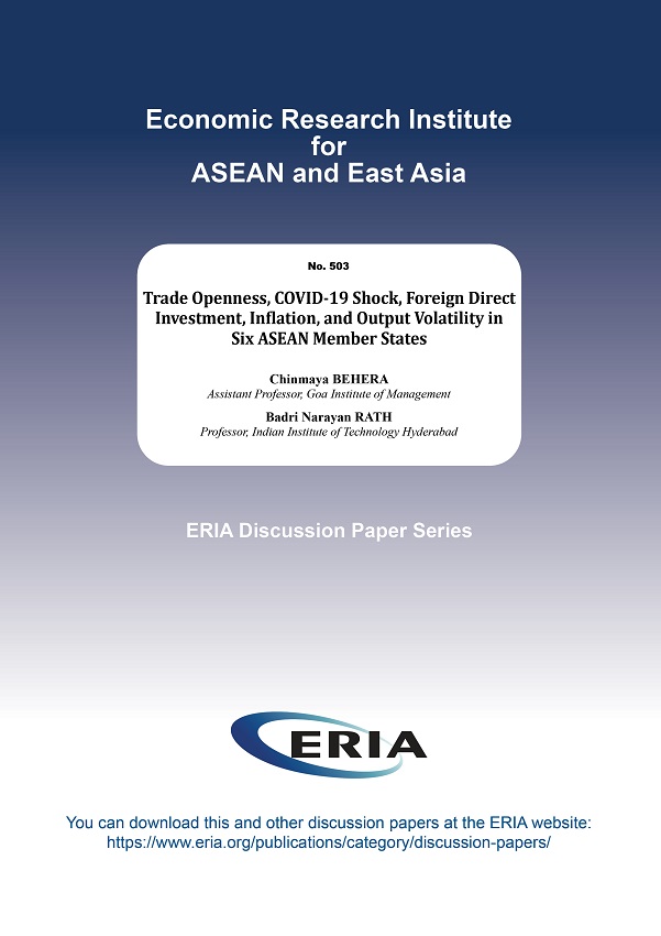 Trade Openness, COVID-19 Shock, Foreign Direct Investment, Inflation, and Output Volatility in Six ASEAN Member States