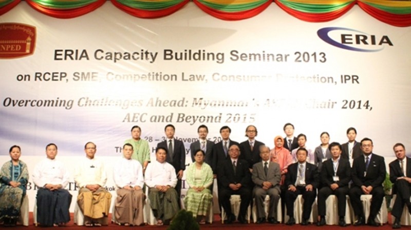 Capacity Building Seminar 2013 in Nay Pyi Taw, Myanmar (RCEP, SME, Competition Law, Consumer Protection, IPR)