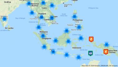 Map of CADP Infrastructure Projects