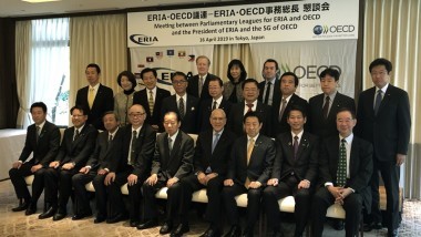 ERIA President Meets OECD Secretary-General and Parliamentary Leagues for ERIA and OECD