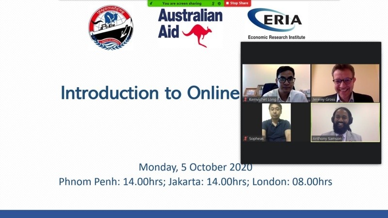 ERIA and the Cambodian Ministry of Commerce Kickstarts E-Commerce Through Online Learning