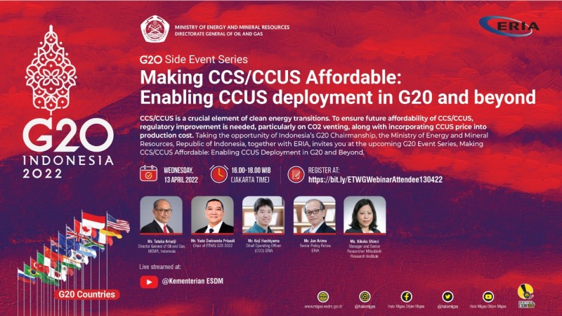 [Event] Making CCS/CCUS Affordable: Enabling CCUS Deployment in G20 and Beyond