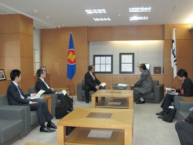 Visit of delegation members from JETRO Japan