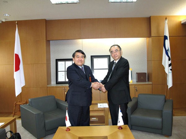 Visit of Chairman of Japan Research Institute, Mr. Jitsuro Terashima
