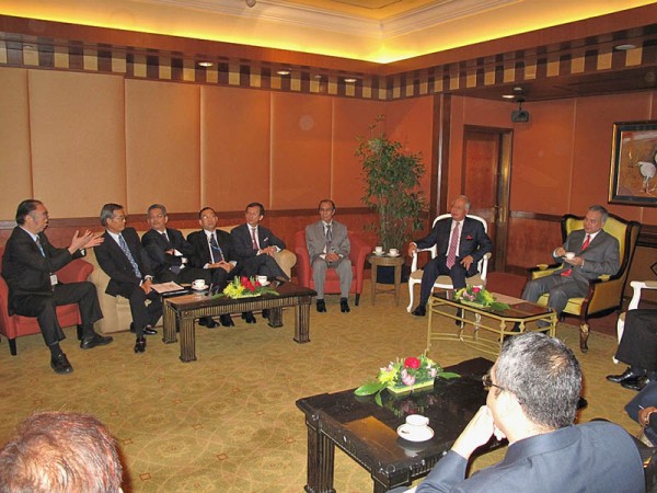 Meeting with the Prime Minister of Malaysia