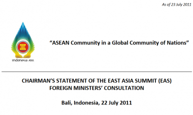 EAS Foreign Ministers' Consultation