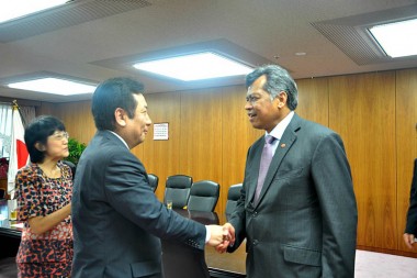 Meeting with Mr. Yukio Edano, Minister of METI, Japan Mr. Tadahiro Matsushita, Senior Vice Minister of METI Japan