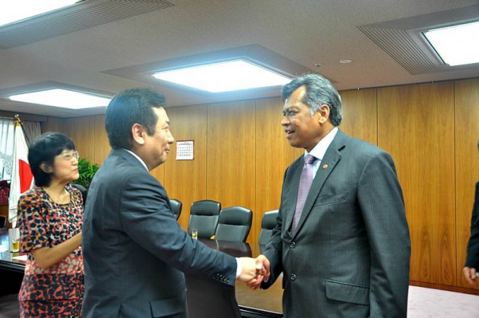 Meeting with Mr. Yukio Edano, Minister of METI, Japan Mr. Tadahiro Matsushita, Senior Vice Minister of METI Japan