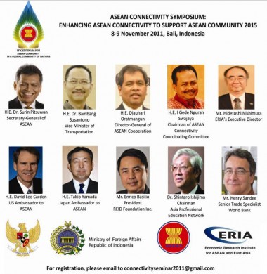 Symposium to Connect with ASEAN Connectivity Stakeholders on 8-9 November 2011 in Bali