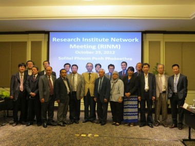 ERIA Research Institute Network Meeting held in Phuket, Thailand