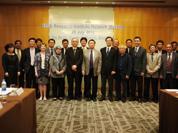 1st ERIA Research Institute Network Meeting FY2012