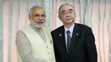 Meeting with Hon Narendra Modi, the Chief Minister of Gujarat, India