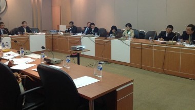 ERIA Gives a Briefing to Myanmar Government Officials