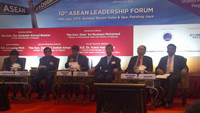 Executive Director of ERIA attends 10th ASEAN Leadership Forum