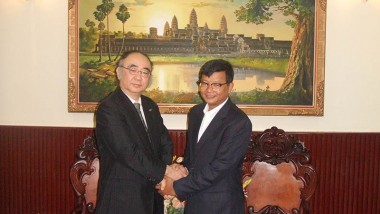 Prof. Hidetoshi Nishimura meet with Minister of Education, Youth and Sport, Royal Government of Cambodia