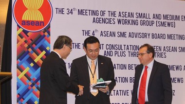the 34th Meeting of the ASEAN SME Agencies Working Group (SMEWG)  in Manila, Philippines