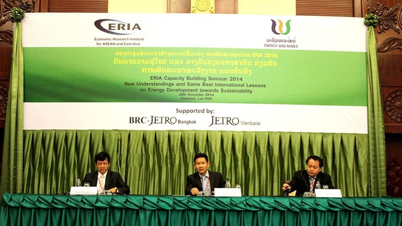 ERIA brings New Knowledge and Good Practices on Sustainable Energy Development to Lao PDR