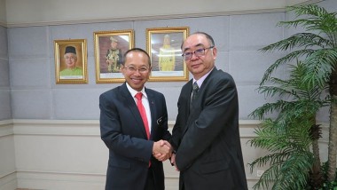 ERIA President Pays Courtesy Call to Office of Malaysian Minister Dato' Sri Abdul Wahid bin Omar