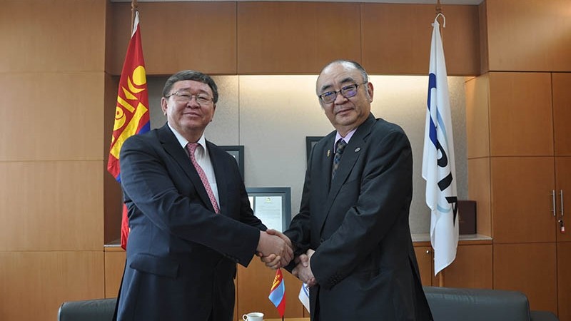 Mongolia's State Secretary Calls on ERIA President to Discuss Research Collaboration between Mongolia and ERIA