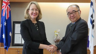 ERIA President Receives Courtesy Visit from Australian Ambassador to ASEAN