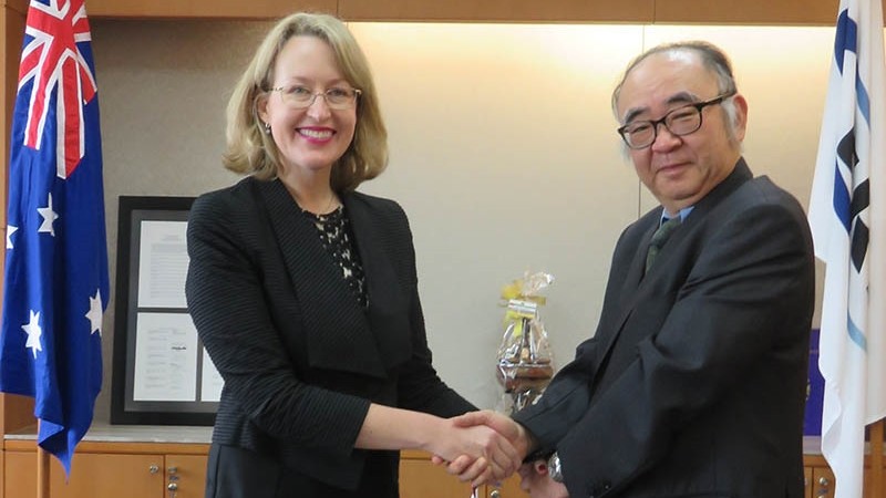 ERIA President Receives Courtesy Visit from Australian Ambassador to ASEAN